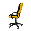 Кресло Примтекс Плюс Orbita Lux combi D-5/S-98 (Orbita Lux combi D-5/H-2240), черный с желтым